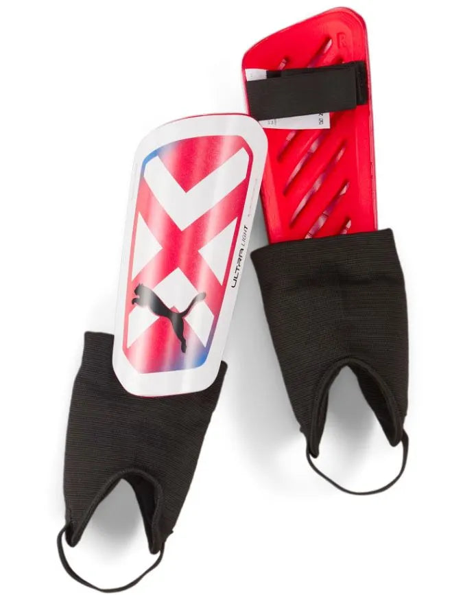 Cosantóirí rúitín ultra-éadrom púma unisex dearg 2xs