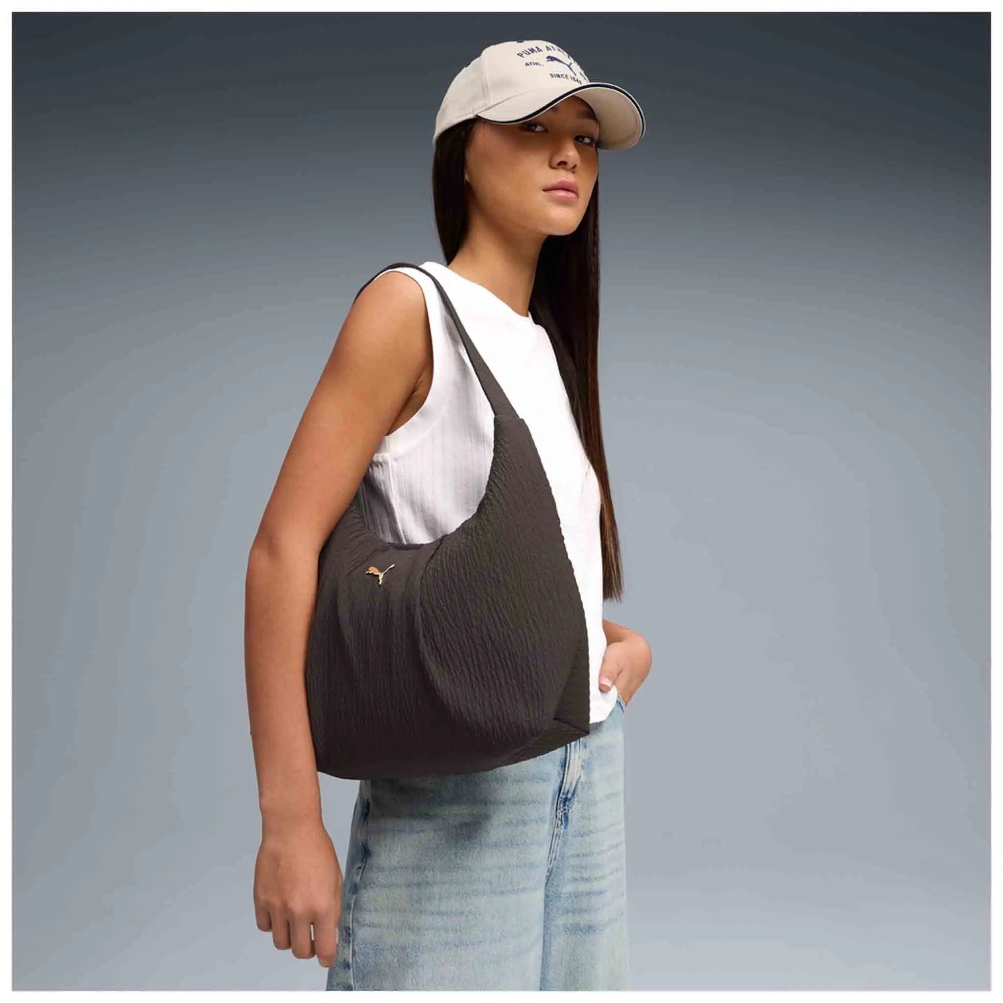 Geanta de dama Puma Up Slouchy Hobo Bag Neagra - OSFA