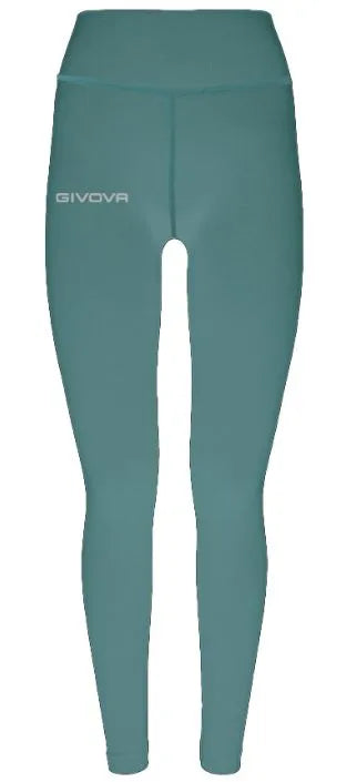 Leggings sportivi da donna Givova Basic Verde petrolio