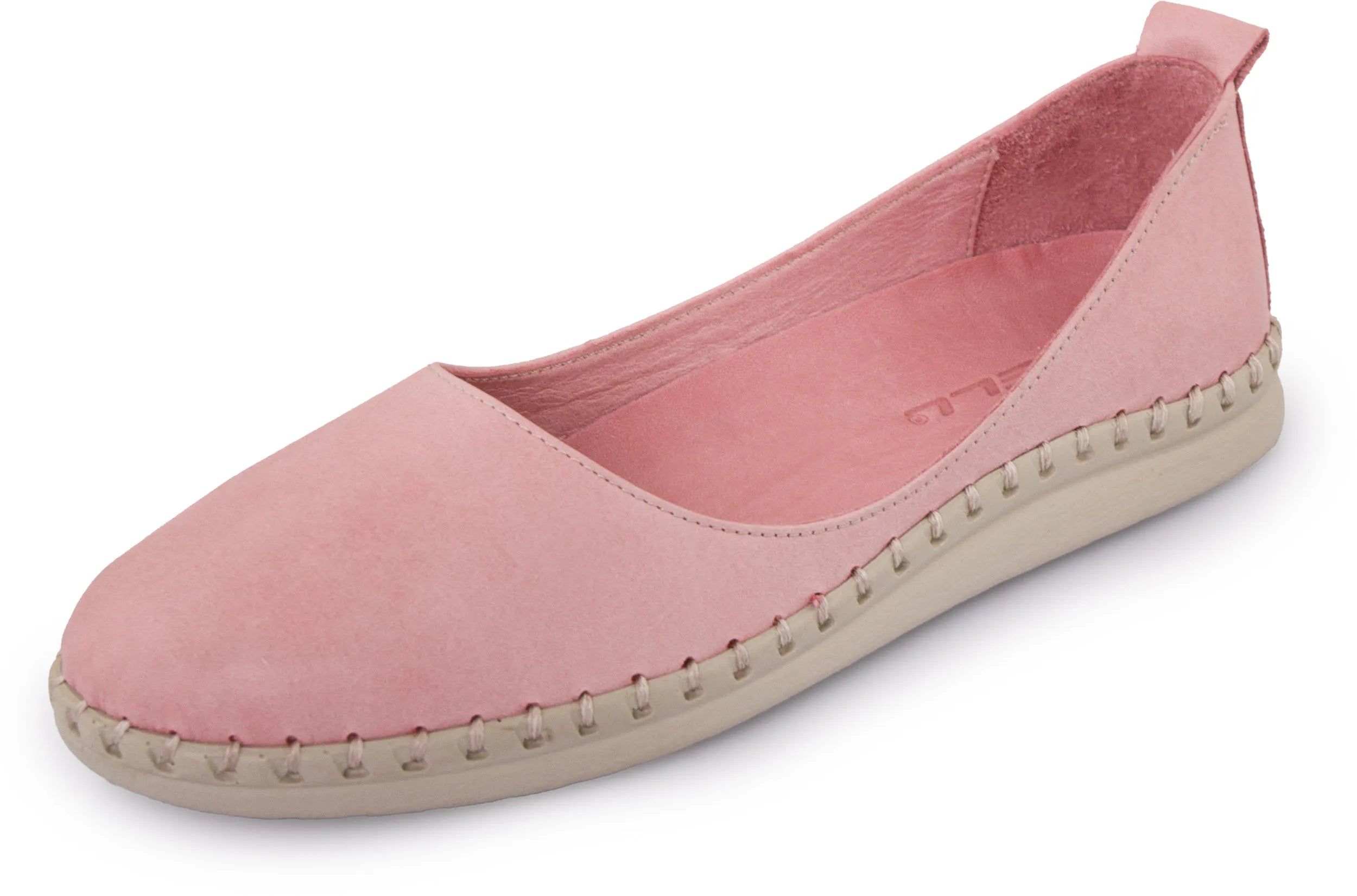 Women's Leather Ballerinas Nell Aurora Pink