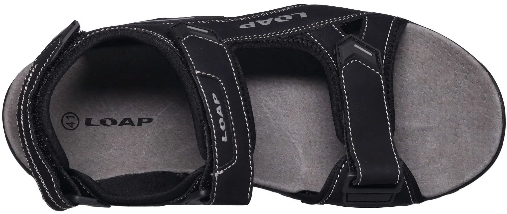 Loap Allen-sandalen voor heren, zwart