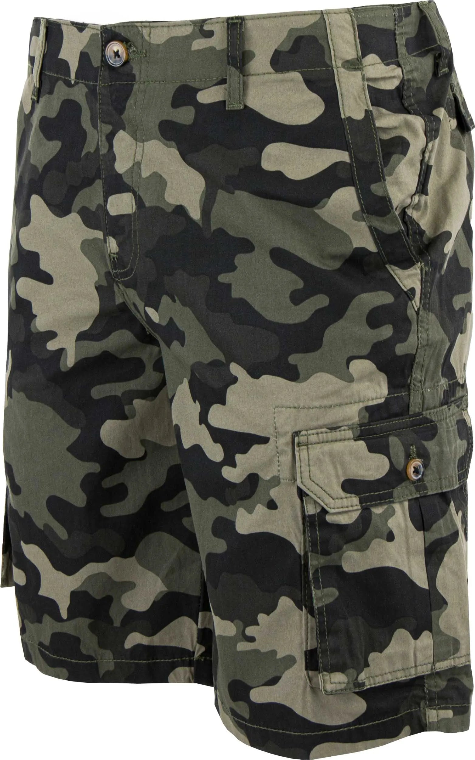Herrenshorts The People Rep. Nihil Camouflage Green