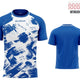Спортна тениска Givova Art Interlock Royal-white Blue