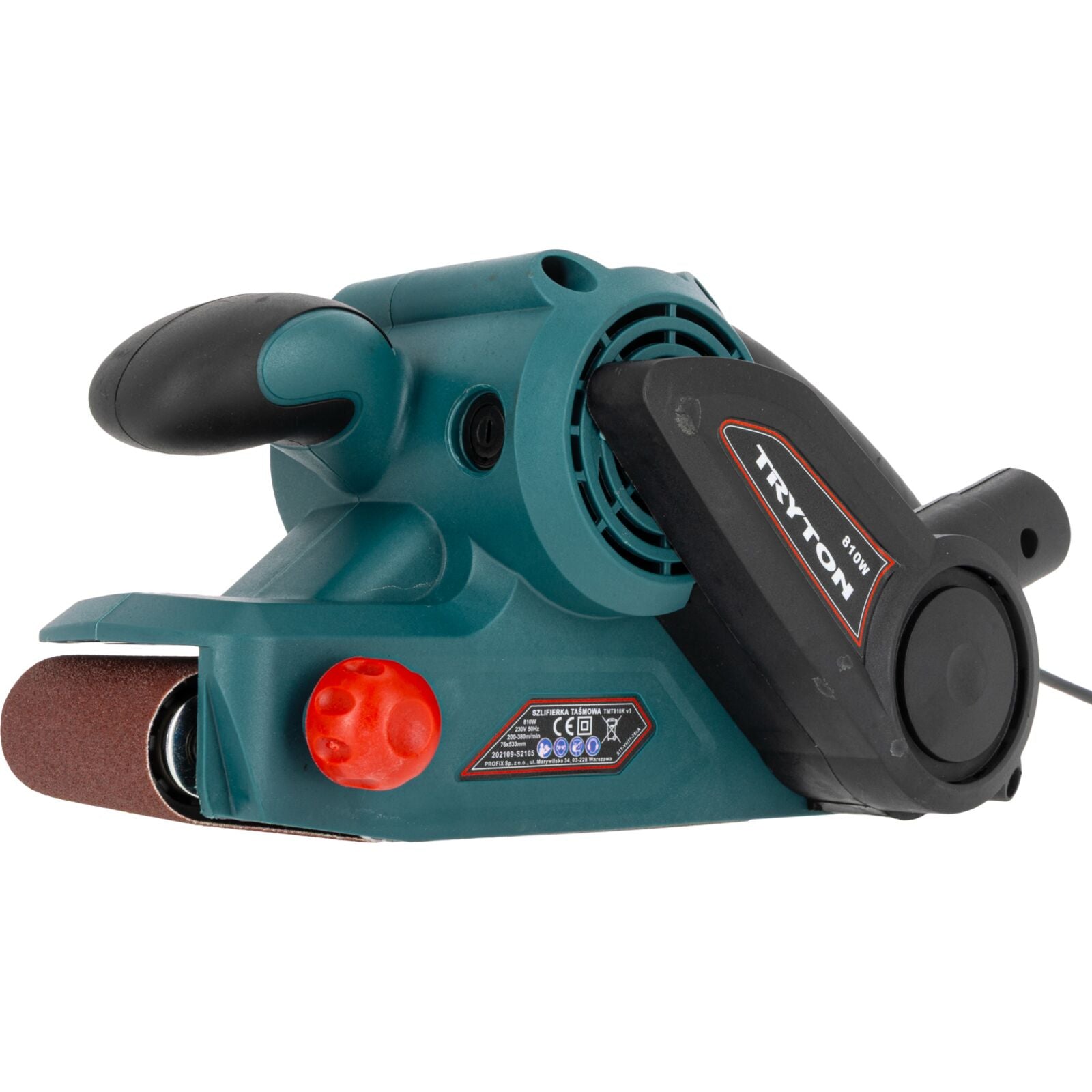 Szlifierka taśmowa 810w 533 x 76 mm o zmiennej prędkości Tryton Tmt810k