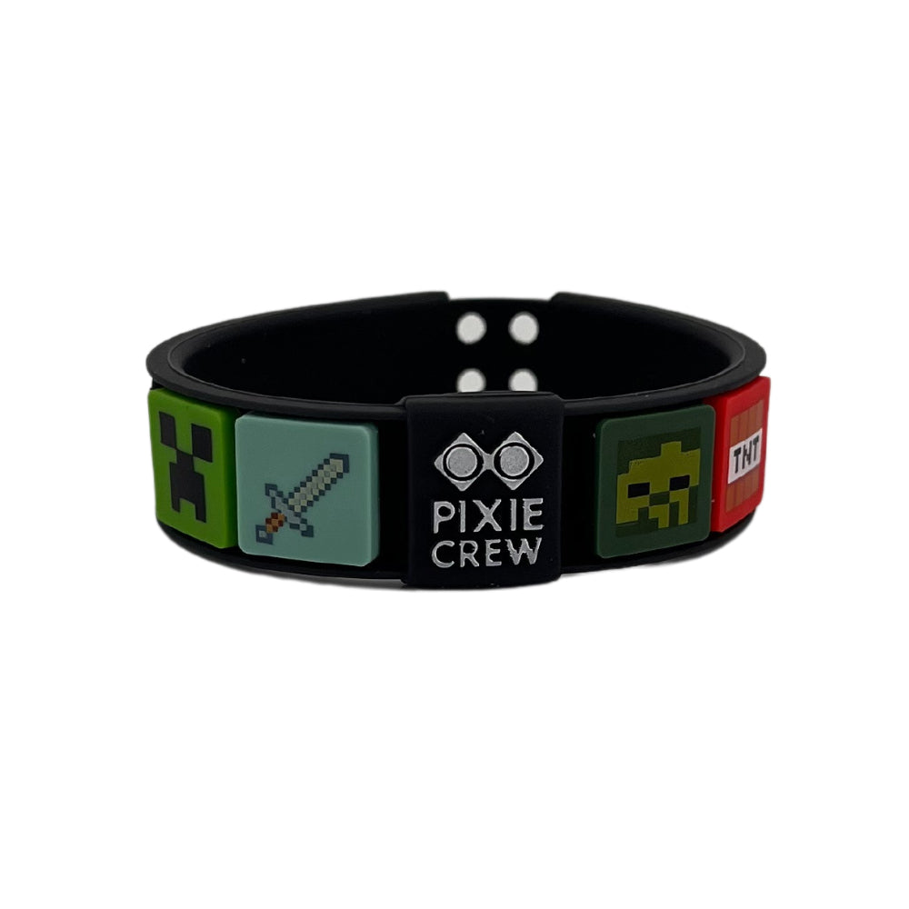 Bracciale Pixie Crew e Minecraft Nero