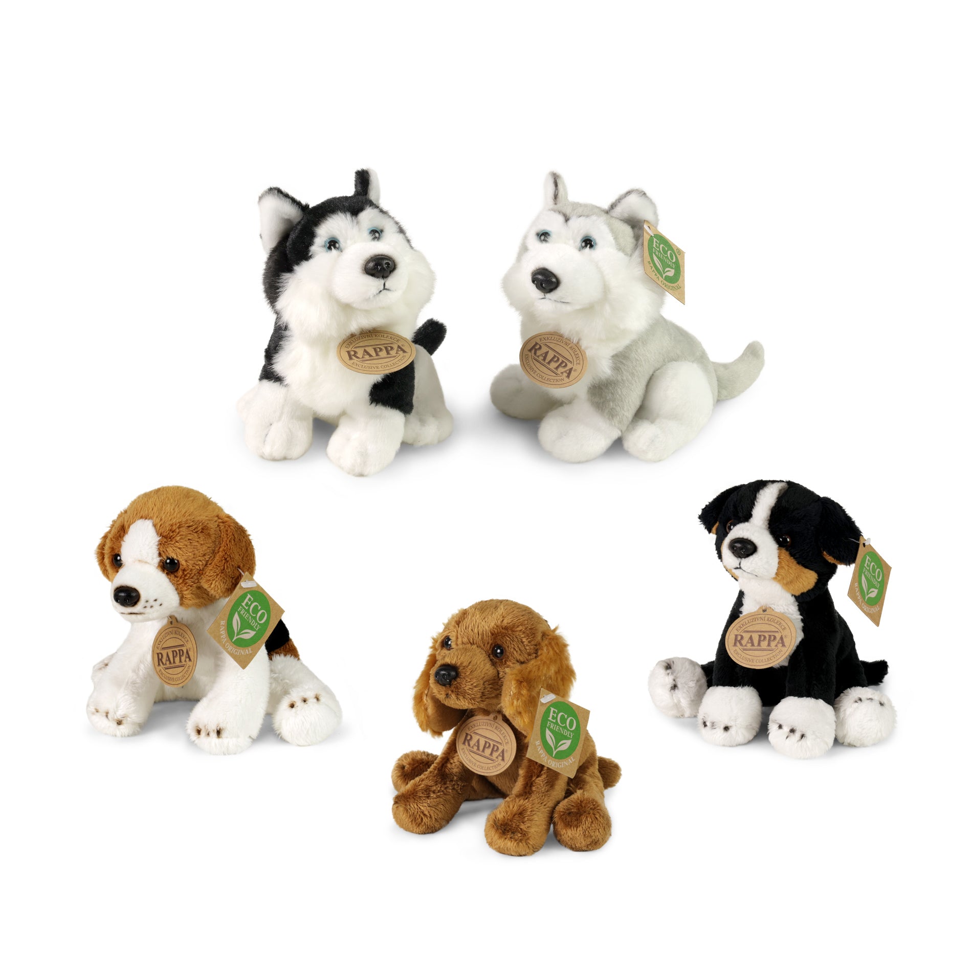 Taispeánann Madraí Agus Cait Plush Éicea-chairdiúil
