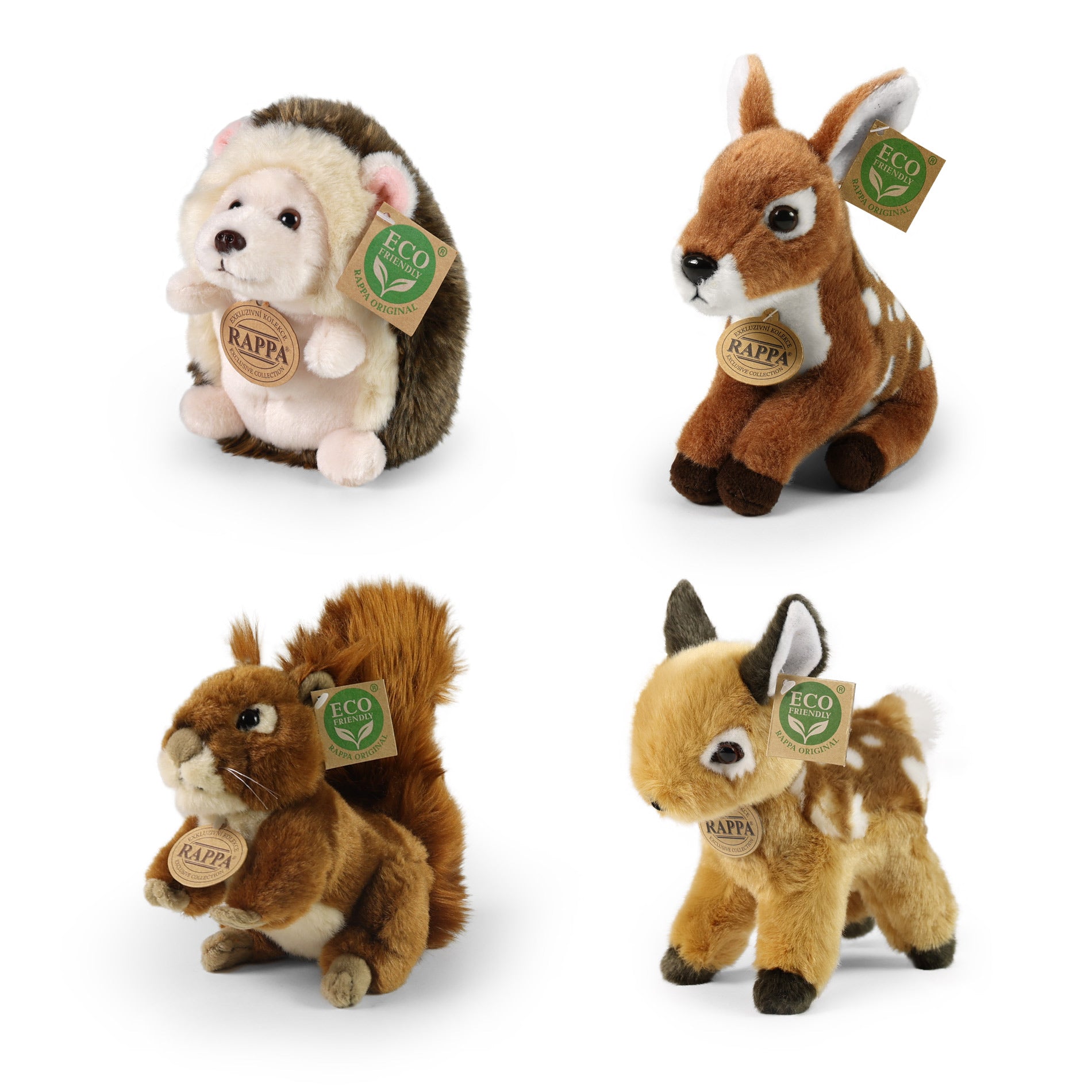 Plush Forest Animals Display Eco-f.