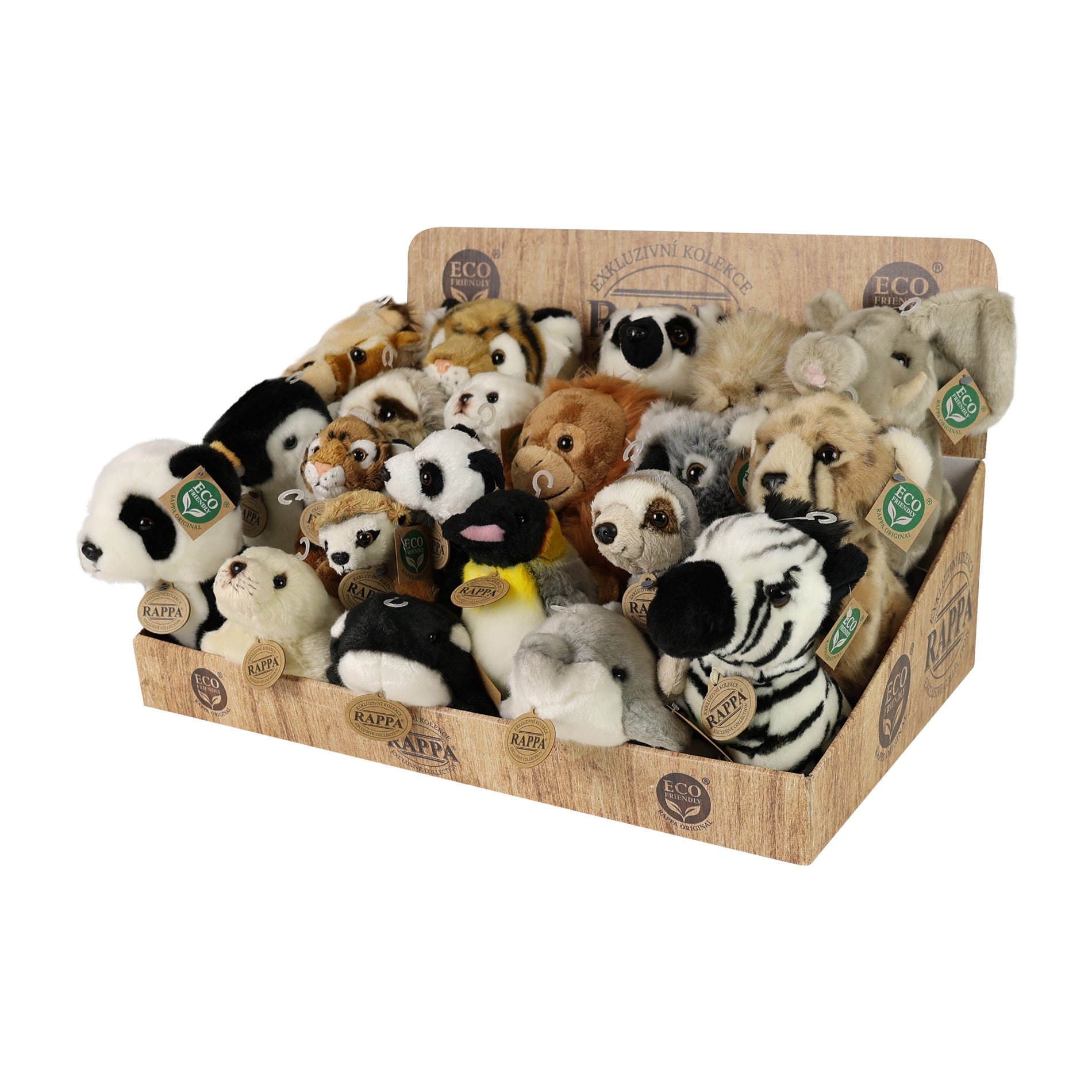 Excl. Plush Exotic Animals Display Eco-f