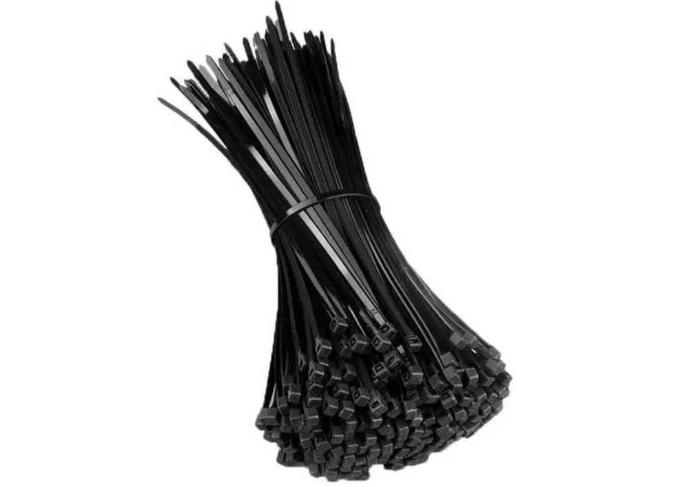 Black Cable Ties 100 Pcs 2.5x120mm