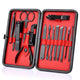 Elegant Nail And Cuticle Care Tool Set - 15 Pieces