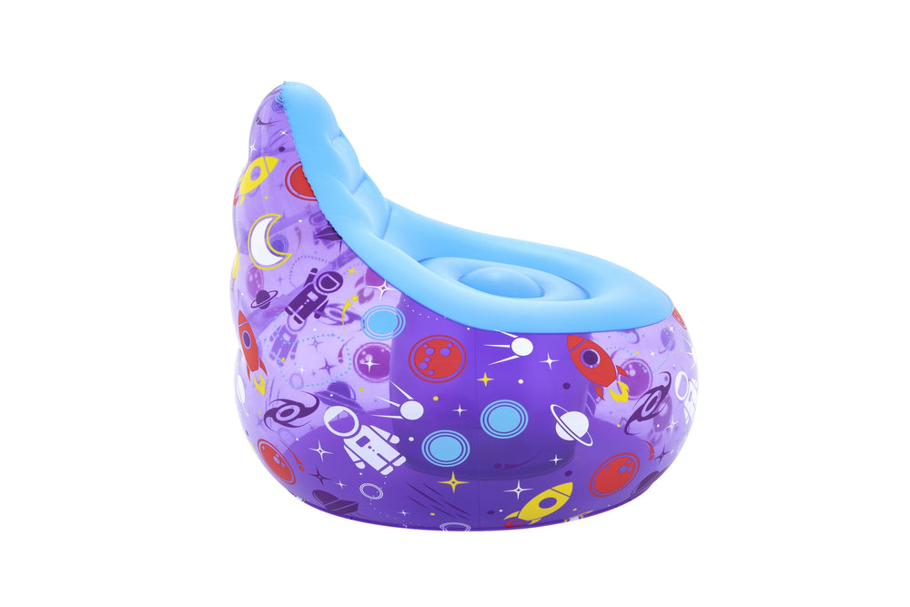 Kosmos Led Inflatable Chair 72 X 72 X 64 Bestway 75122 Purple