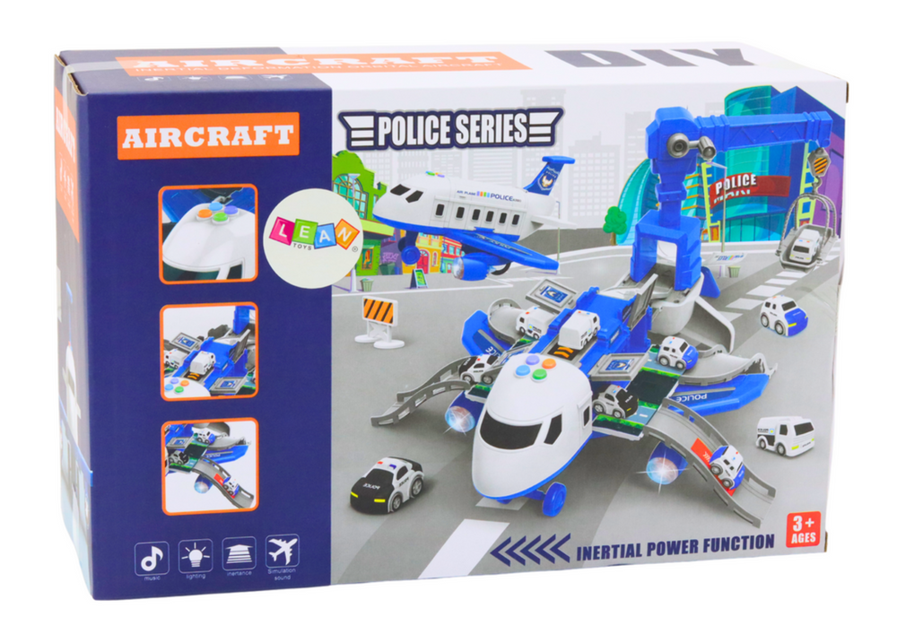 Interactive Plane To Disassemble Police Station 2in1 Diy