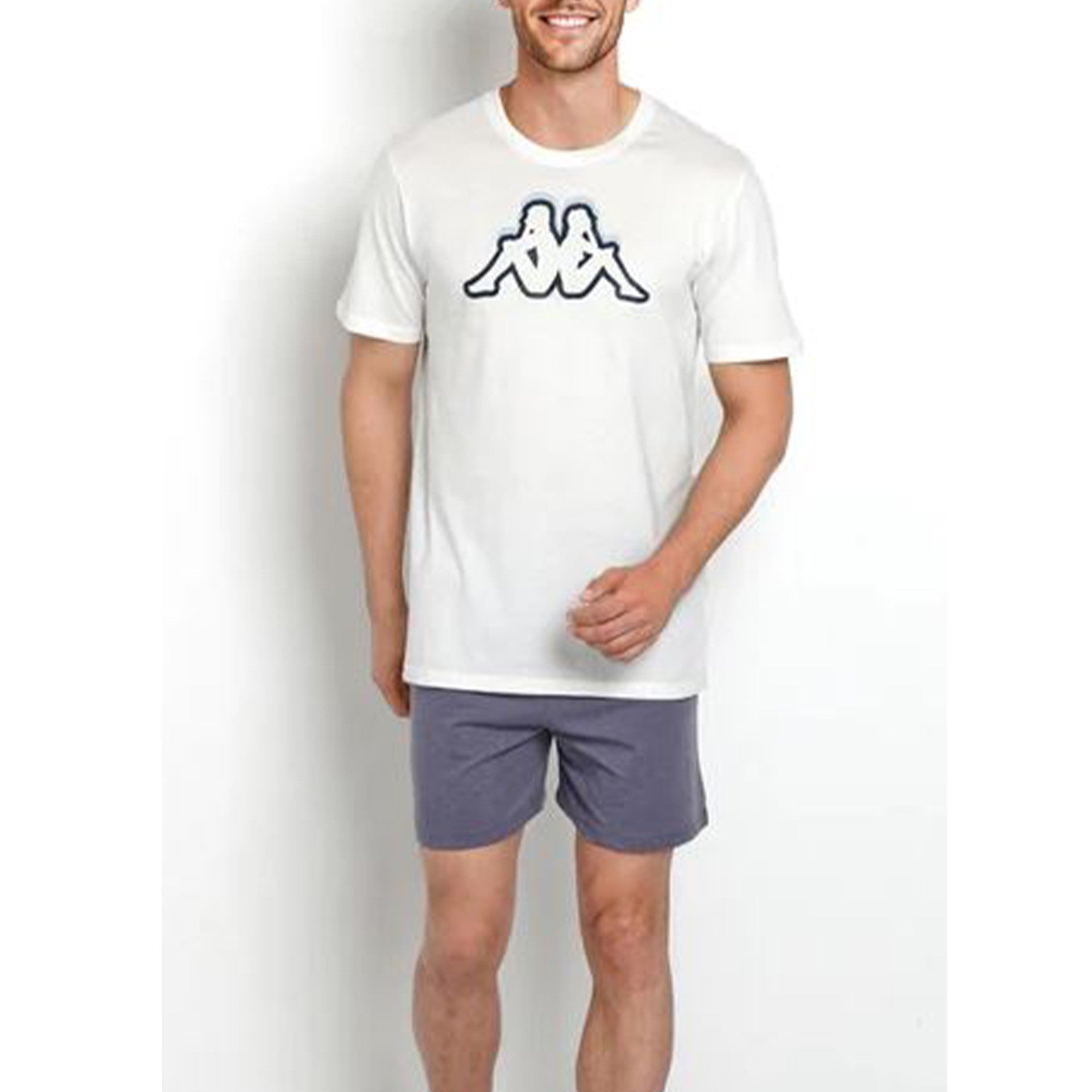 Kappa jeans til mænd 39491334 Pyjamas Marino/Blanco