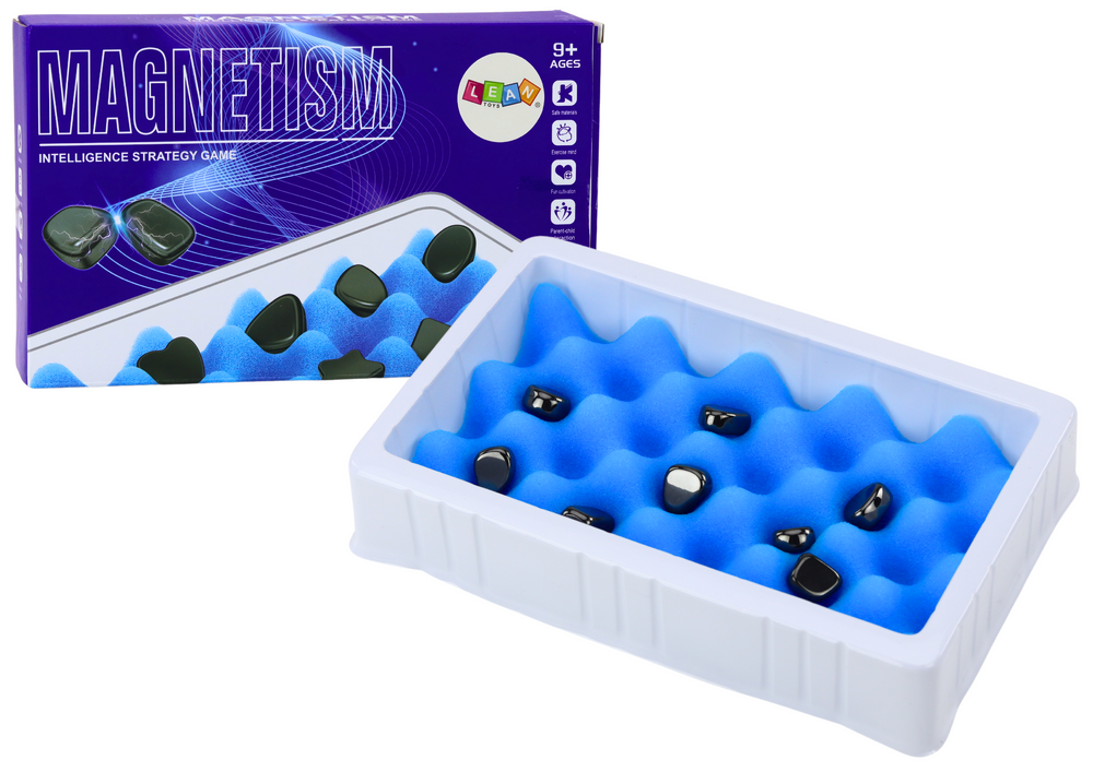 Strategisches Brettspiel mit Magnetsteinen und Schach