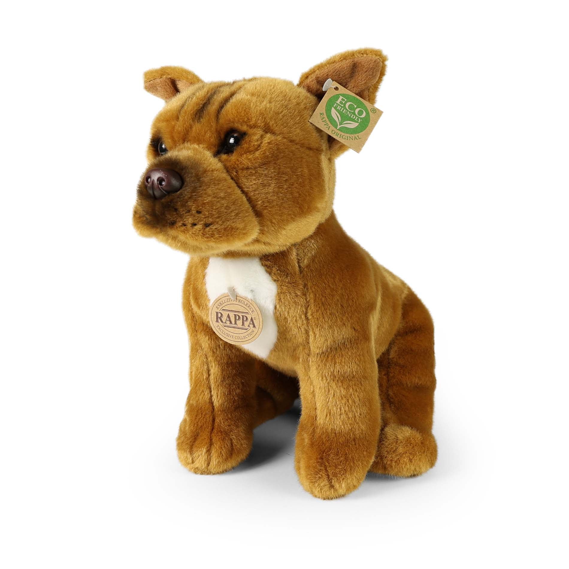 Plush Staffordshire Bull Terrier Brown 30cm Eco-f.