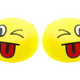 Soft Ball Smiley Emoji Ball Yellow 9cm