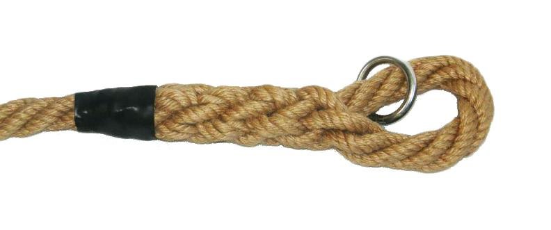 Climbing Ropekv 100% Jute Cutter Diameter 35 Mm Beige