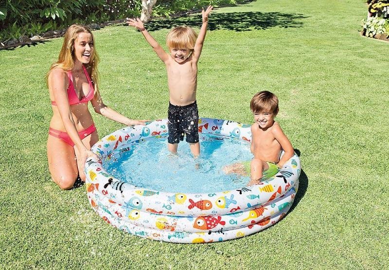 Inflatable Children's Pool Pineapple Intex 59431