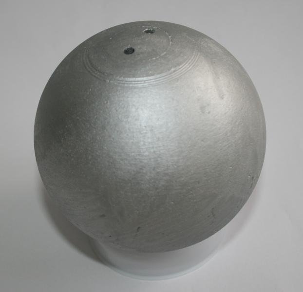 Sedco Athletic Ball 5 kg støbt sølv 5
