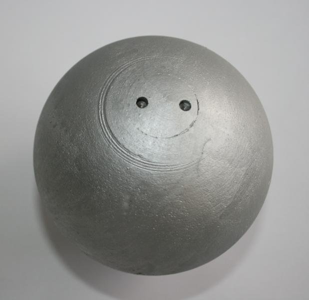 Sedco Athletic Ball 5 kg støbt sølv 5