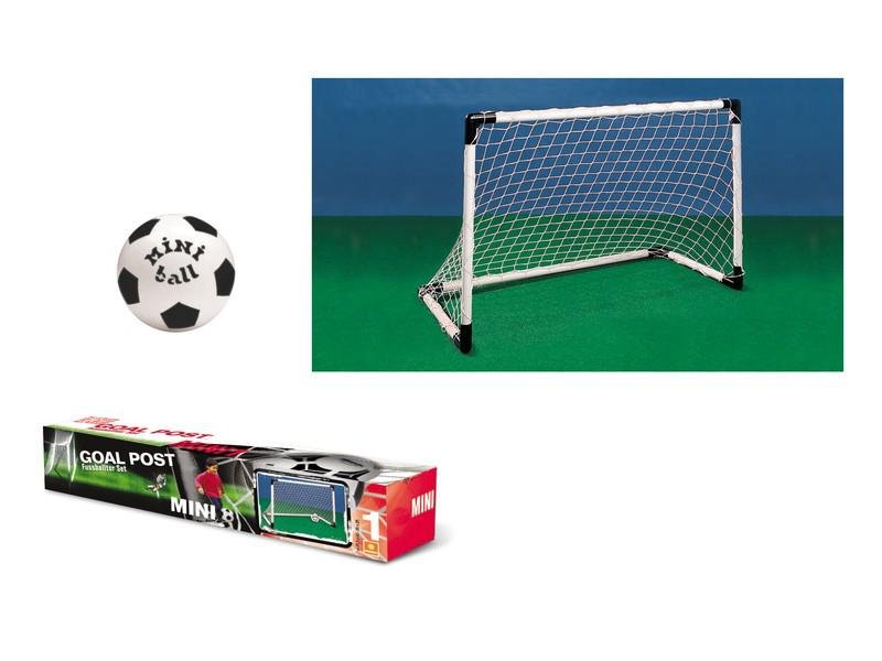 Mini porta in plastica + pallone Mondo