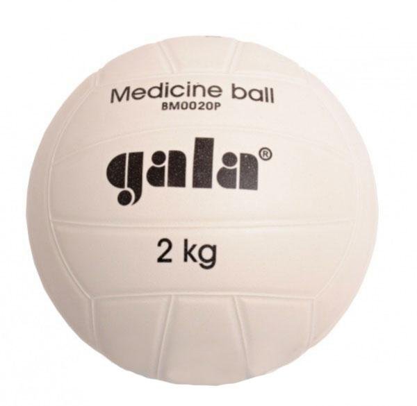 Plastic Medicine Ball 2 Kg Gala Color White