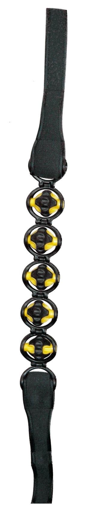 Masážní pás s popruhy Rs11 Sedcoyellow/black Black