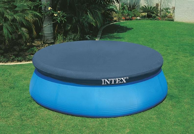 Kryt na bazén Easy Intex 28026 Black 396 cm