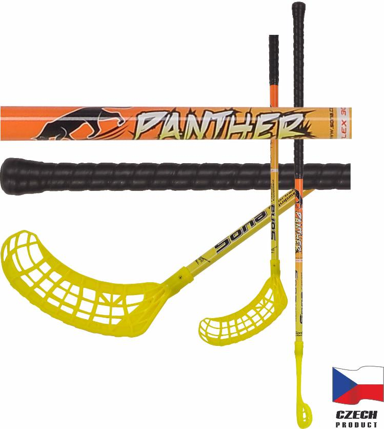 Floorball Stick Sona Panther 95cm Right Amber