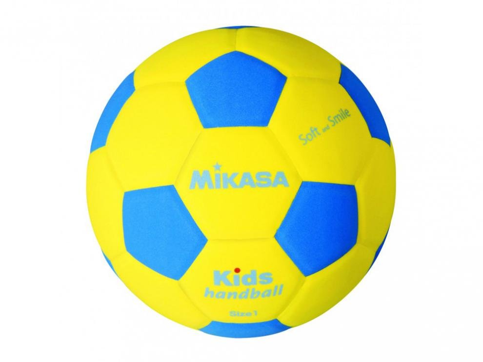 Balón Balonmano Infantil Mikasa Sh1 Espuma Eva - Talla 1 Ámbar