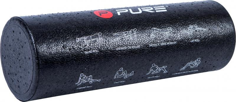 Rodillo De Masaje Trainer/yoga P2i 45x15 Cm Negro