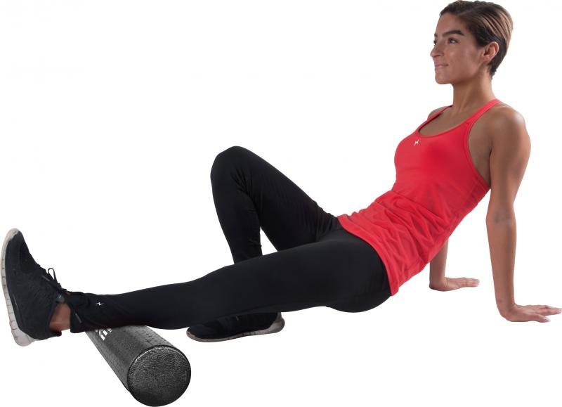 Rodillo De Masaje Trainer/yoga P2i 45x15 Cm Negro