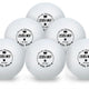 Bolas de tênis de mesa Sedco para treinamento 1 * célula livre 6pcs branco