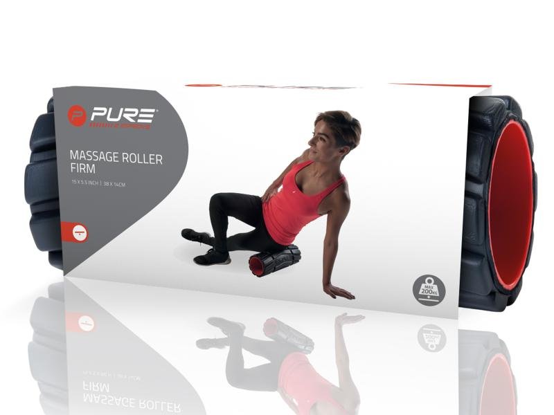 Massagerulle P2i Massagerulle Fast 36x14cm Sort