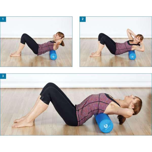Masážní válec Yoga Sedco 60x15 cm Modrý