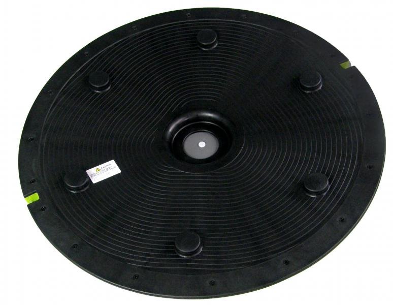Balance Board Sedco CX-GB1510 Home Ball 60 cm mit Griffen grau