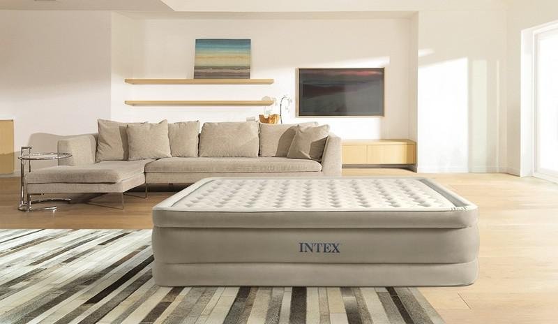 Materasso gonfiabile Queen Intex 64428 Deluxe Ultra Plush 152x203x46 cm