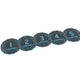 Agility Dots Livepro Ostacoli 5 pezzi Nero