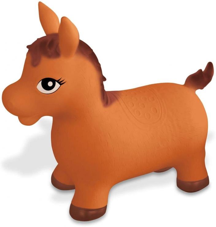 Inflatable Jumping Horse Mondo 09689 Brown