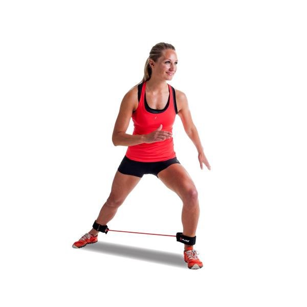 Pure2improve Lateral Trainer Resistance Training Expander Rød