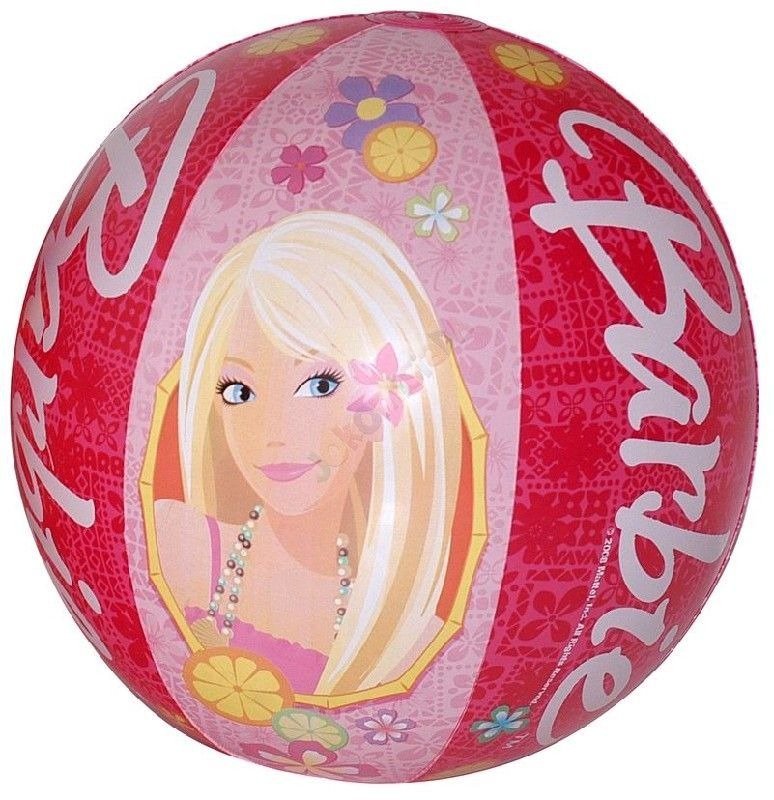 Oppustelig strandbold Mondo Barbie Pink