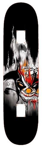 Skateboard Utop Skull Maple 31x8 Spartan Black