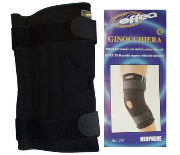 Genouillère - Néoprène 799 Noir S AVEC