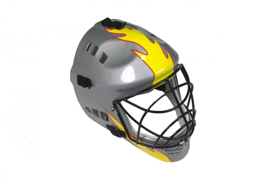 Floorball Keepersmasker Sedco Zilver
