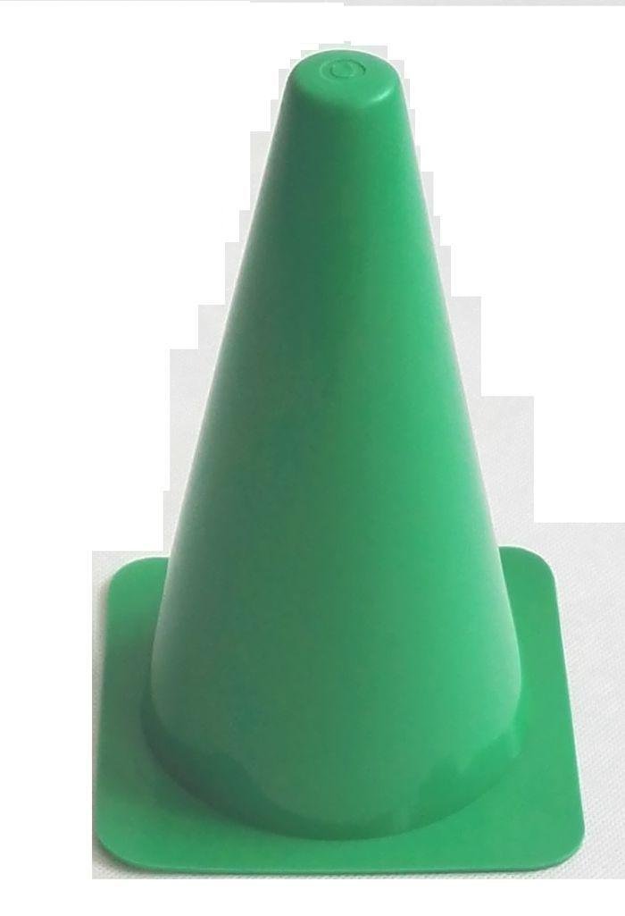 Fodbold kegler 24 cm Grøn