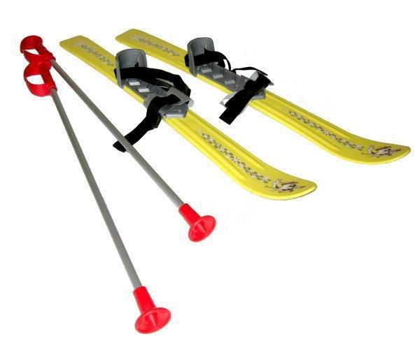 Sliding Skis With Poles And Bindings Plastkonamber