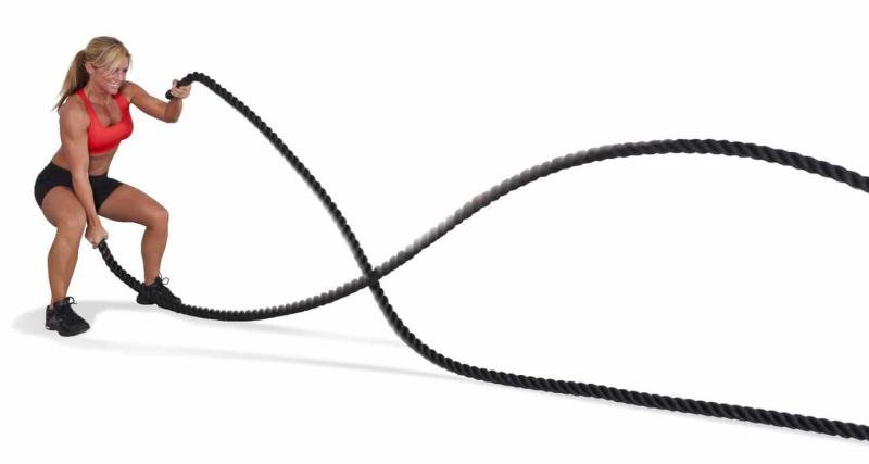 Sedco Battle Rope Cvičební lano - Prům. 50 mm 9m Černá