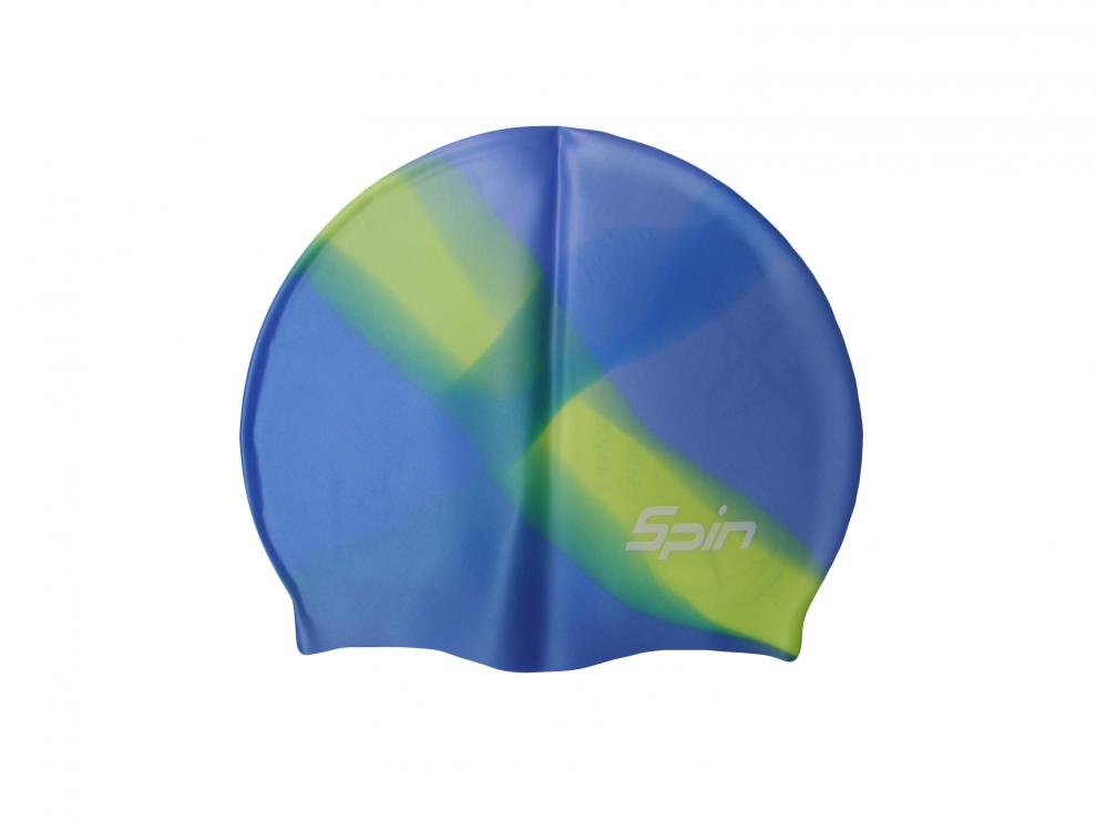 Badekappe Silicon Spin 1128 Gelb/Blau