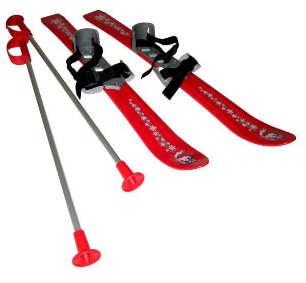 Sliding Skis With Poles And Bindings Plastkonamber