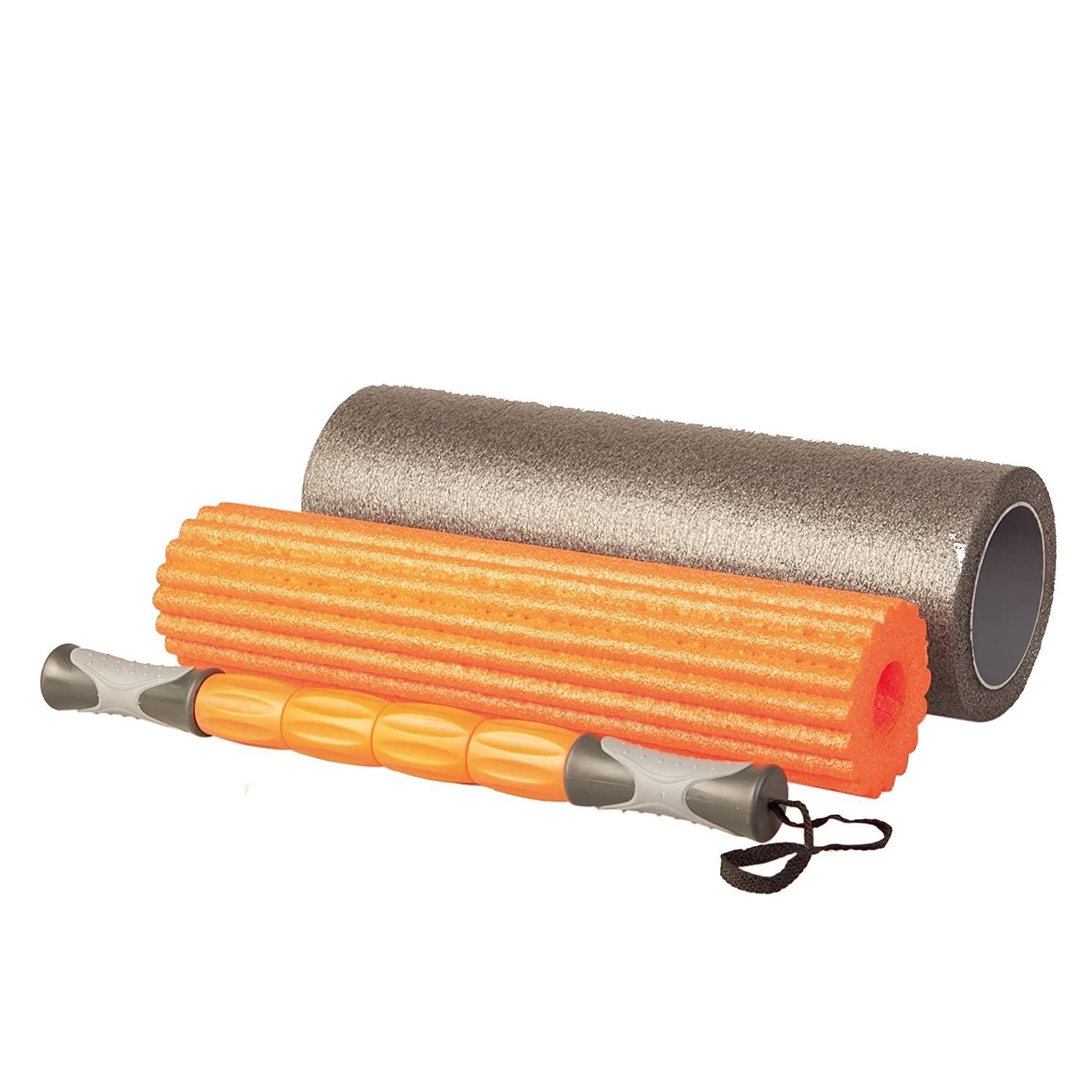 Liveup Yogarollenset voor yoga en massage oranje